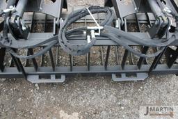 Skid mount 72'' 668# rock grapple bucket