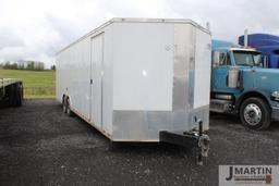 2019 Wow 28' enclosed cargo trailer