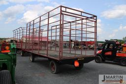 Pequea 8618 8.5'x 18' hay wagon