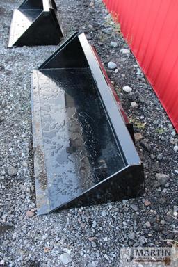 Swict 72" skid mount material bucket