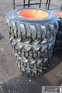 4- Forerunner 12-16.5 NHS sks-1 skid loader tires