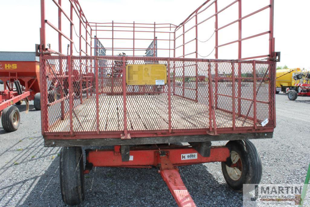 H&S 9'x18' hay wagon