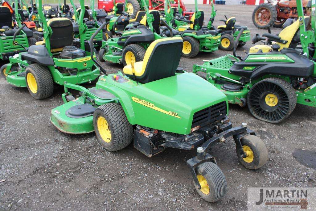 JD Ztrack F687 front mount zero turn