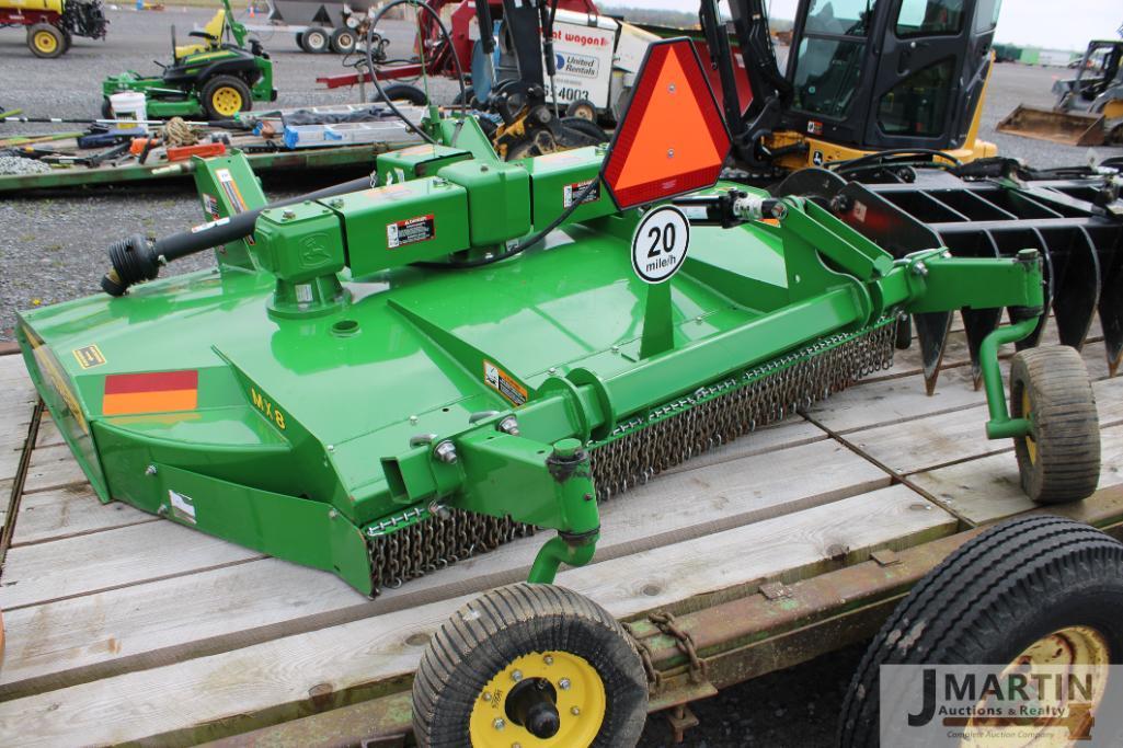 2022 JD MX8 8' HD rotary mower