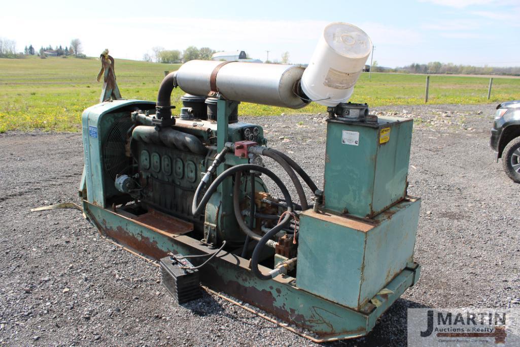 Detroit 6-71 diesel stationary motor