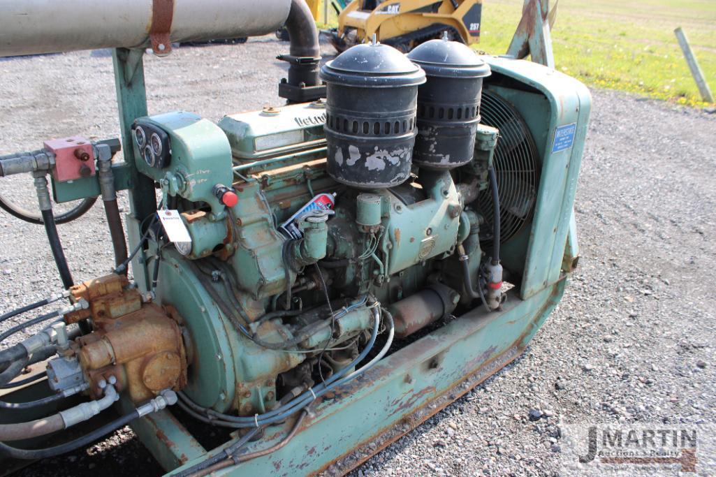 Detroit 6-71 diesel stationary motor