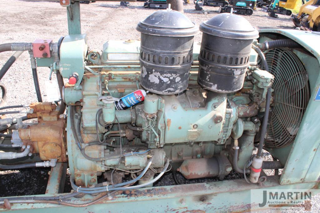 Detroit 6-71 diesel stationary motor