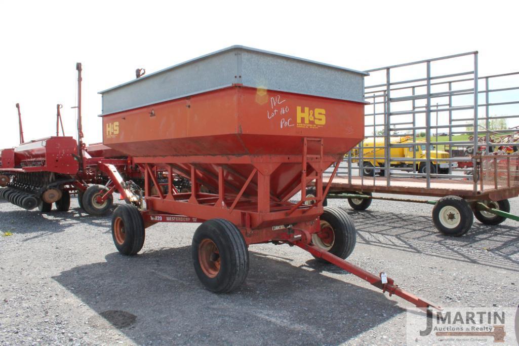 H&S 300bu gravity wagon