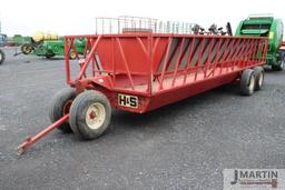 H&S 24' feeder wagon