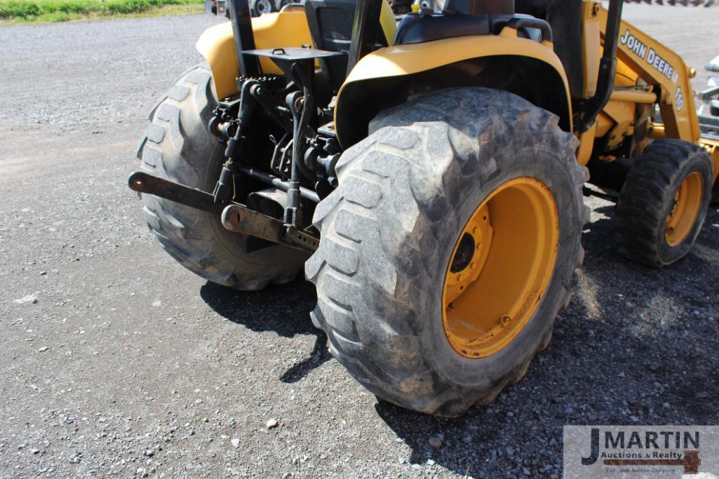 JD 110 loader tractor