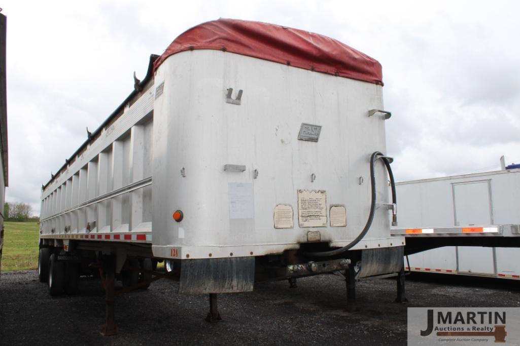 1998 East 40' frameless dump trailer