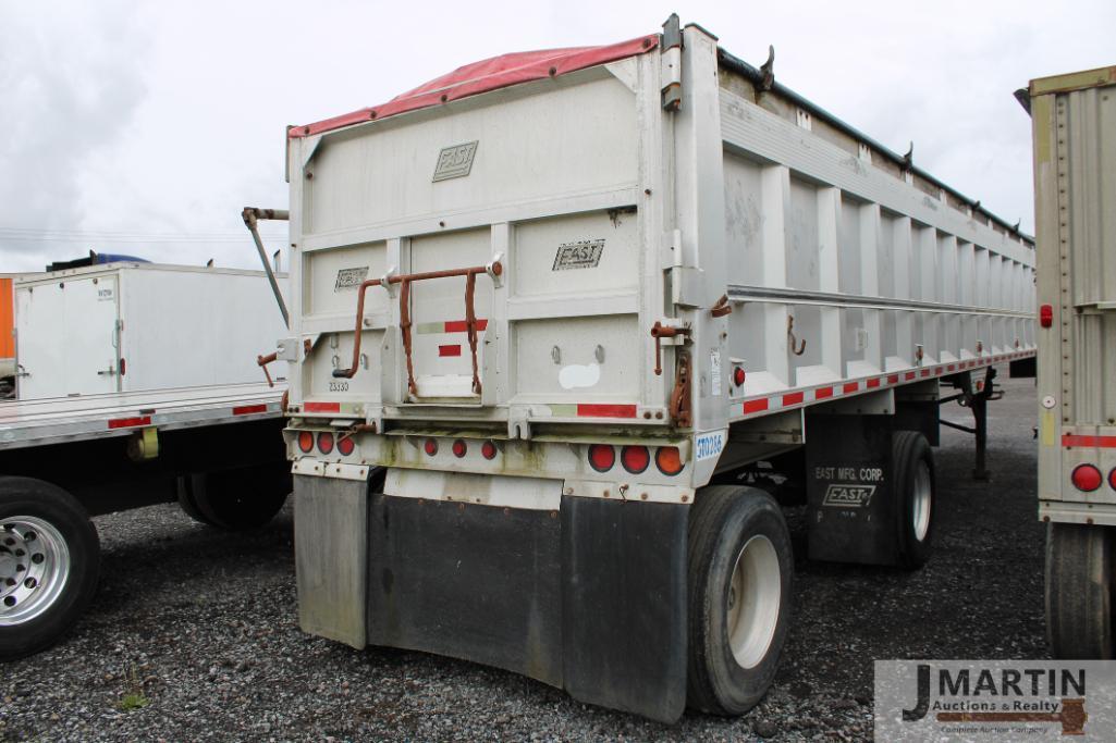 1998 East 40' frameless dump trailer