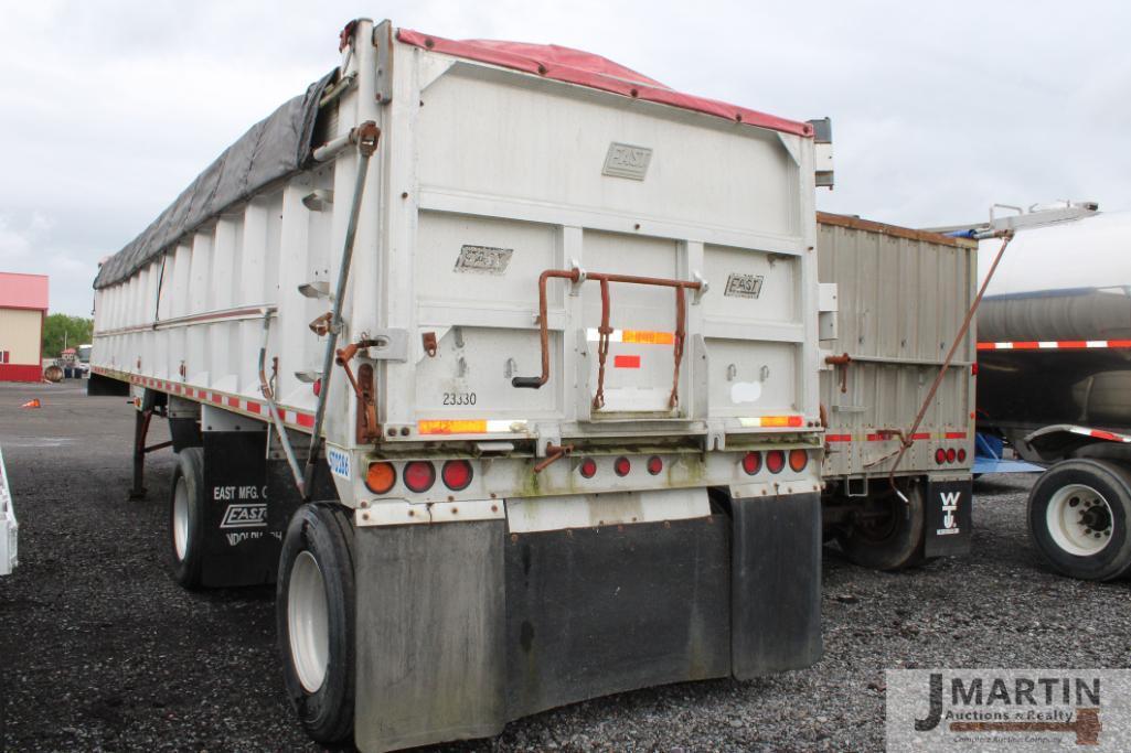 1998 East 40' frameless dump trailer