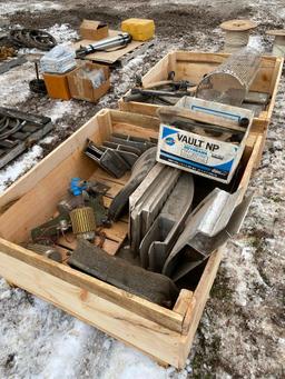 2- crates of truck parts & pumps