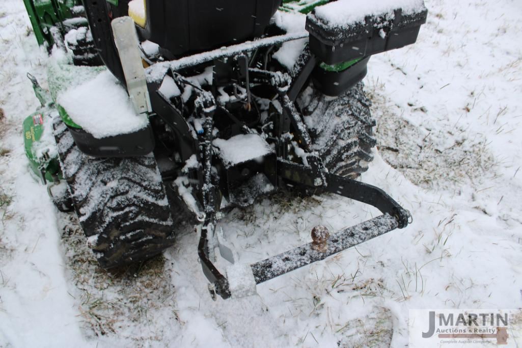 2021 JD 1023E compact w/ 120R front loader
