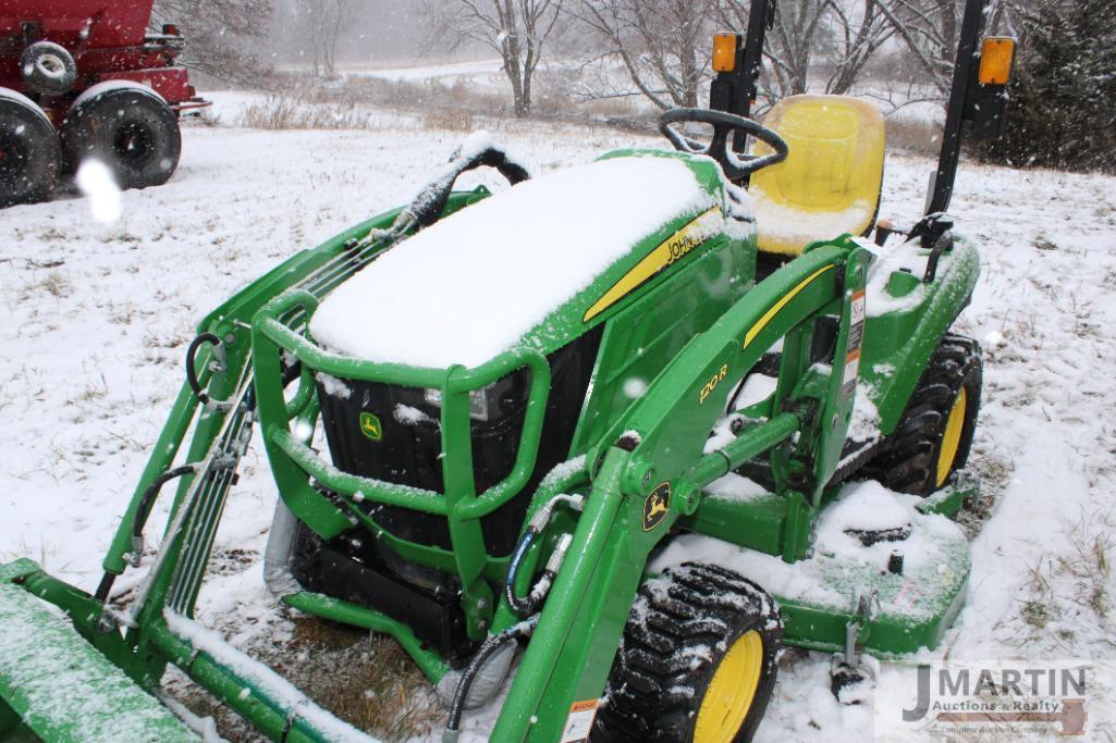 2021 JD 1023E compact w/ 120R front loader
