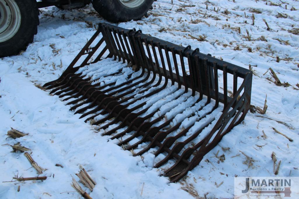 HLA 78'' HD skid mount rock bucket
