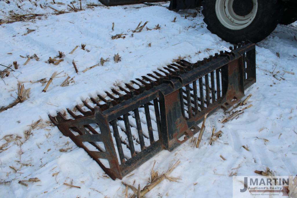 HLA 78'' HD skid mount rock bucket