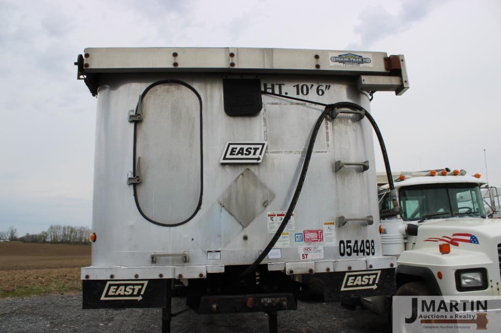 2016 East 39' x 96''x 60'' end dump trailer