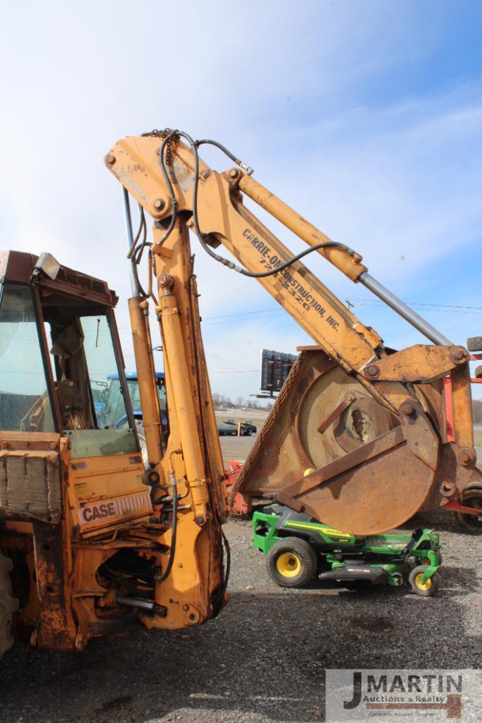 Case 580E backhoe
