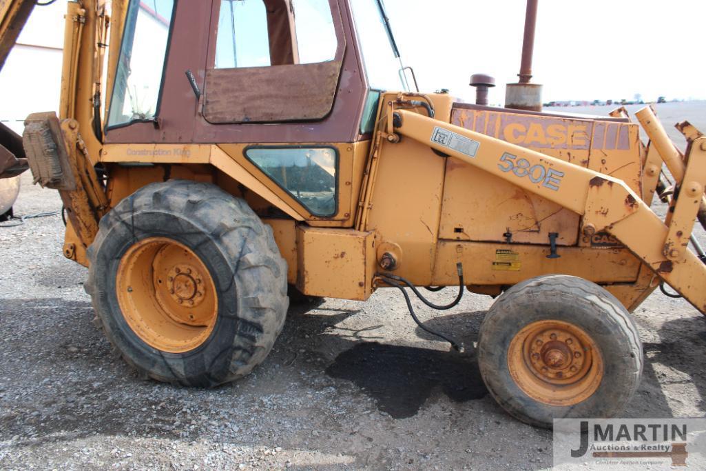 Case 580E backhoe