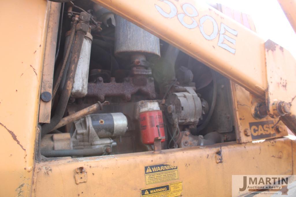 Case 580E backhoe