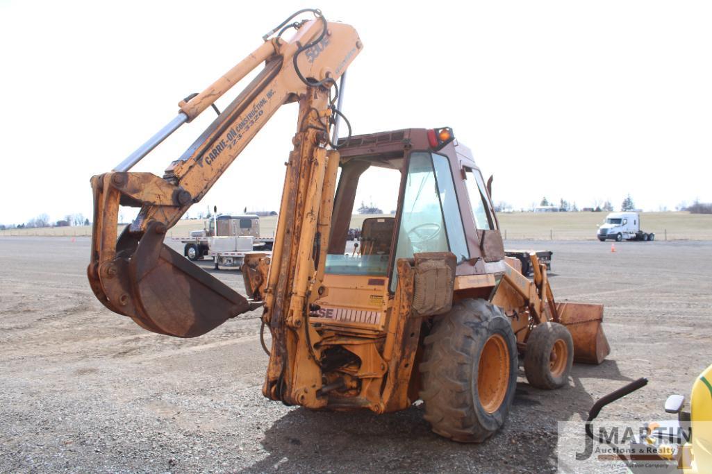 Case 580E backhoe