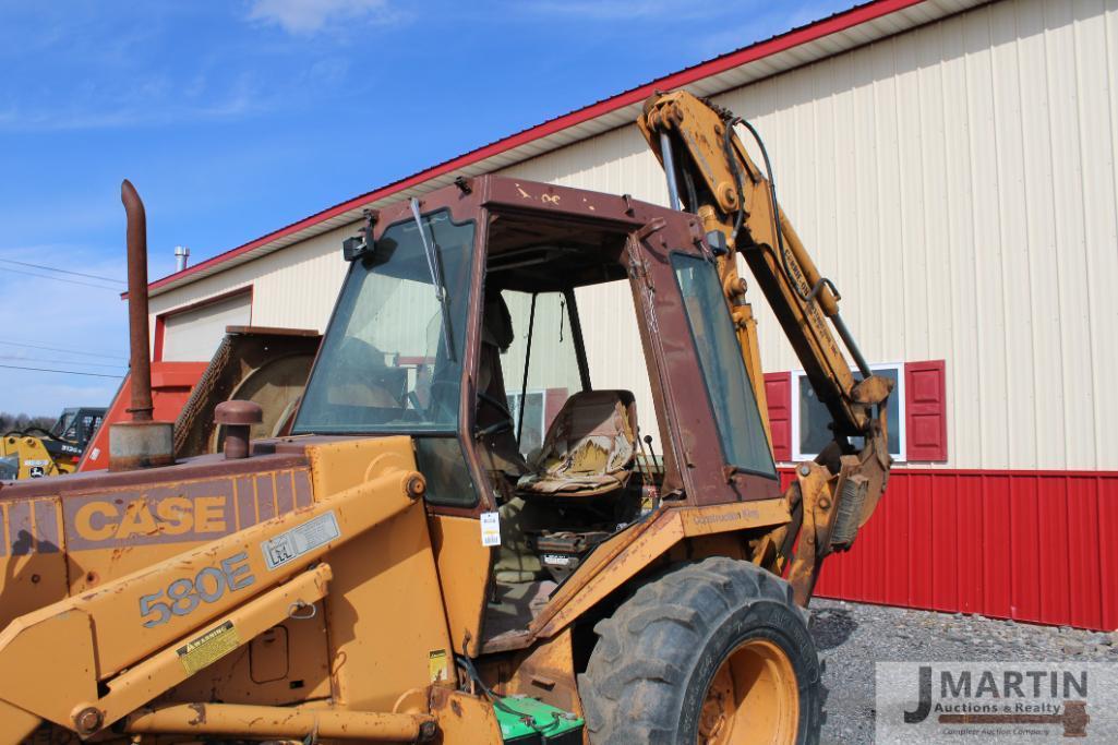 Case 580E backhoe