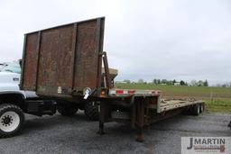 1999 Wabash 48' drop deck flat bed