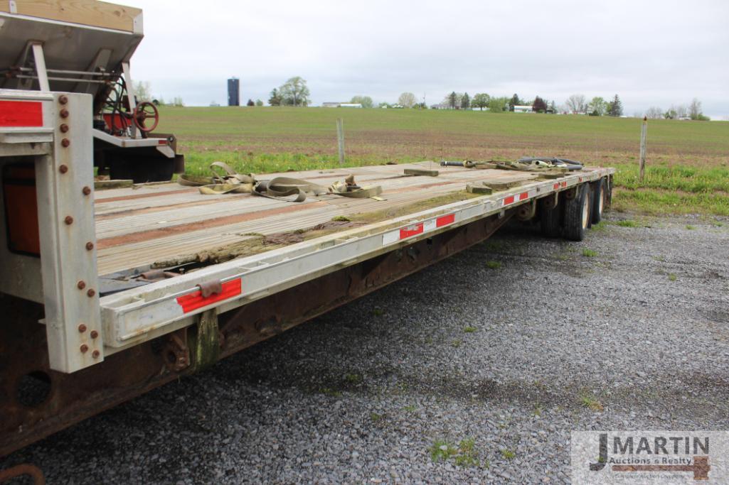 1999 Wabash 48' drop deck flat bed