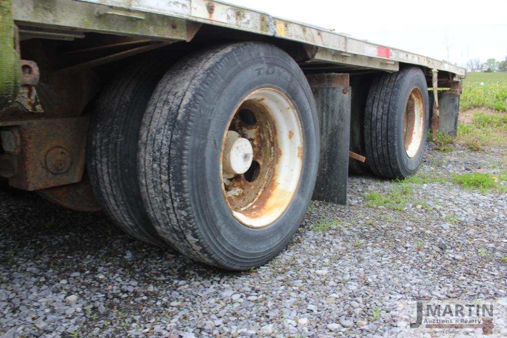 1999 Wabash 48' drop deck flat bed