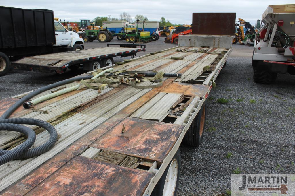 1999 Wabash 48' drop deck flat bed