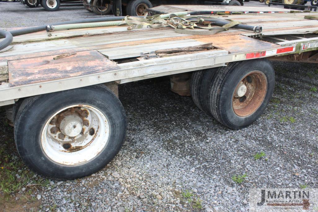 1999 Wabash 48' drop deck flat bed