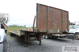 1999 Wabash 48' drop deck flat bed