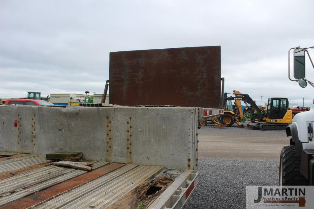 1999 Wabash 48' drop deck flat bed