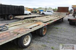1999 Wabash 48' drop deck flat bed