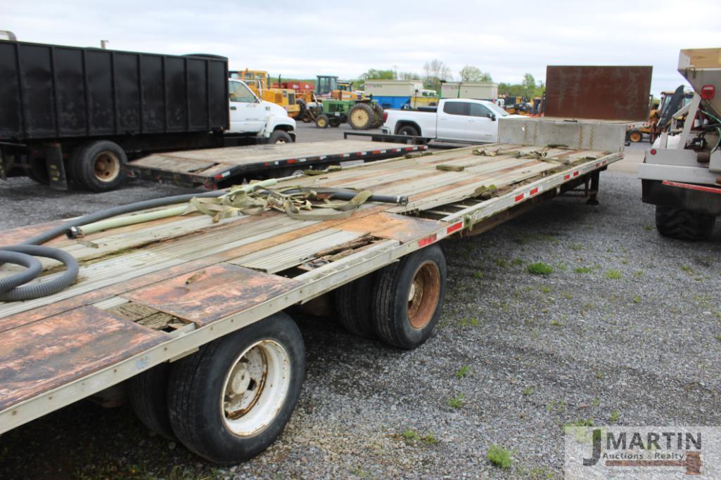 1999 Wabash 48' drop deck flat bed