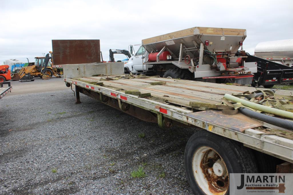 1999 Wabash 48' drop deck flat bed