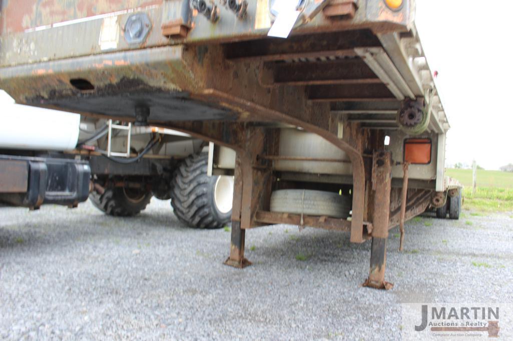1999 Wabash 48' drop deck flat bed