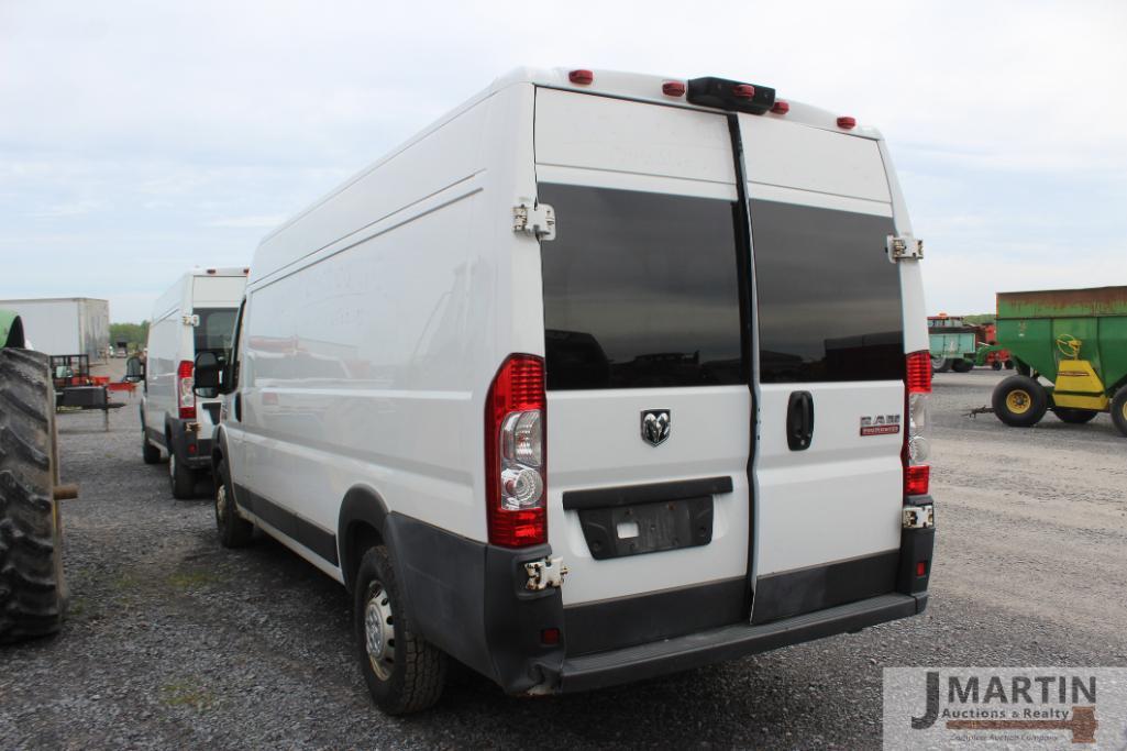 2017 Dodge Ram Promaster van