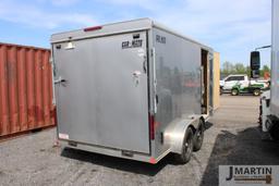 2021 Car Mate 7'x14' enclosed trailer