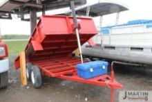 1999 Pulrite 6'x 10' Self contained elect/ hyd Dump trailer