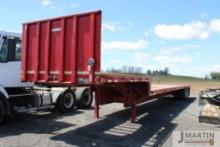 1989 Trail Mobile F73T-6EEA 48' steel step deck trailer