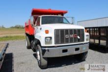 2002 GMC C7500 dump truck