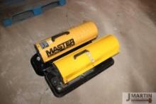 2- Master 75,000 BTU and 55,000 BTU heaters