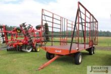 Pronovost MP120 8'x19' steel hay wagon