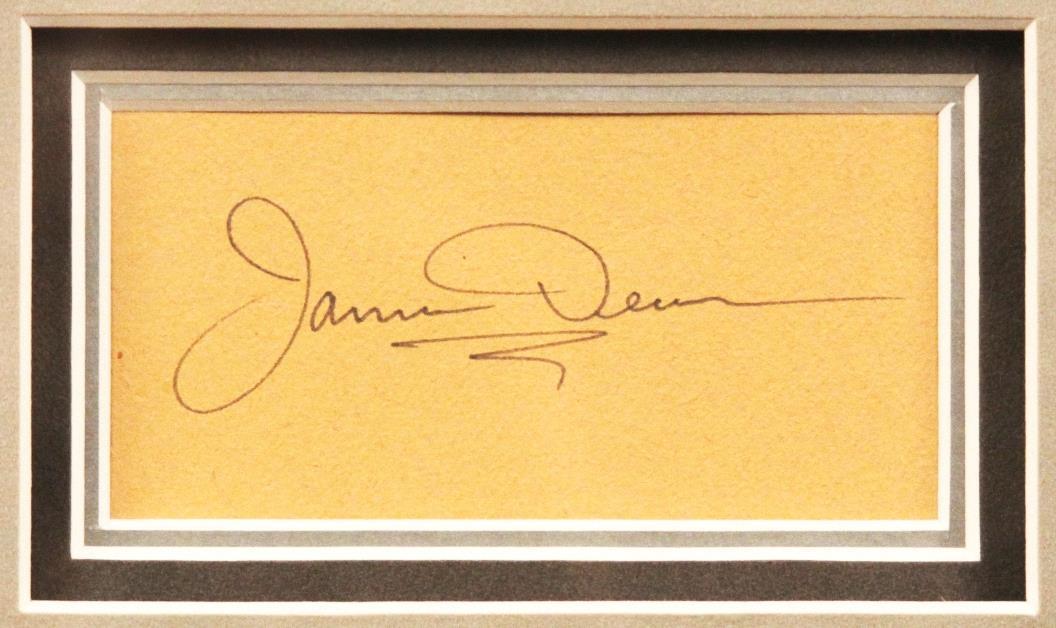 James Dean Autographed Photo Collage