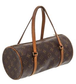 Louis Vuitton Monogram Canvas Leather Papillon 26 cm Shoulder Bag
