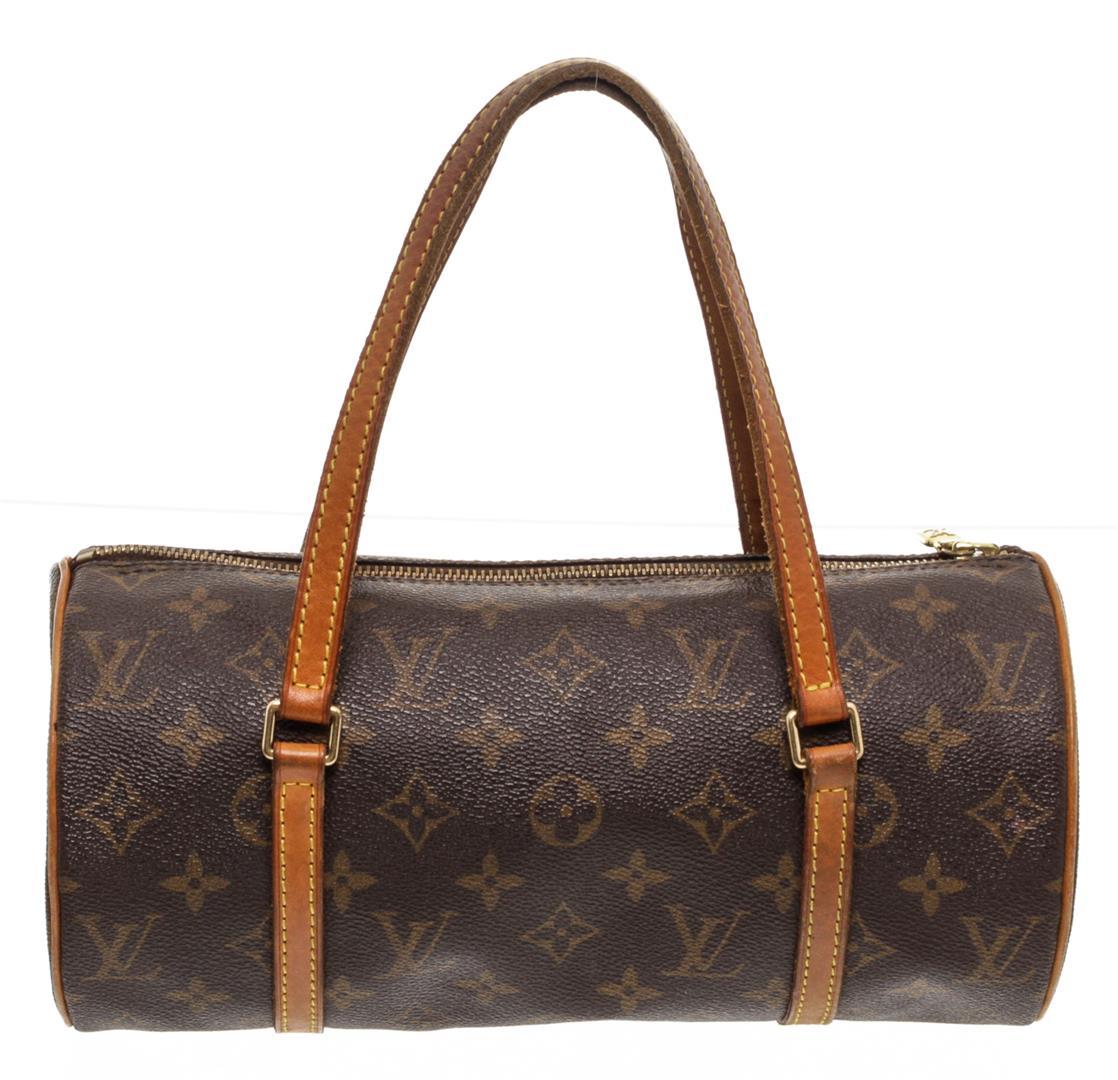 Louis Vuitton Monogram Canvas Leather Papillon 26 cm Shoulder Bag