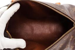 Louis Vuitton Monogram Canvas Leather Papillon 26 cm Shoulder Bag